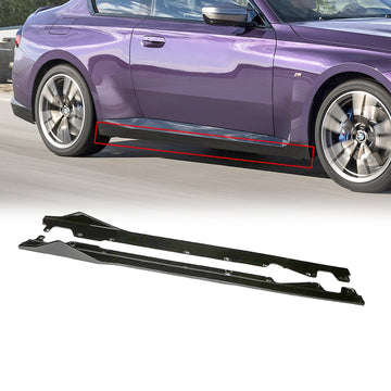 For BMW 2 Series 2022-2024 G42 230i M240i Coupe Side Skirts Carbon Fibre Look